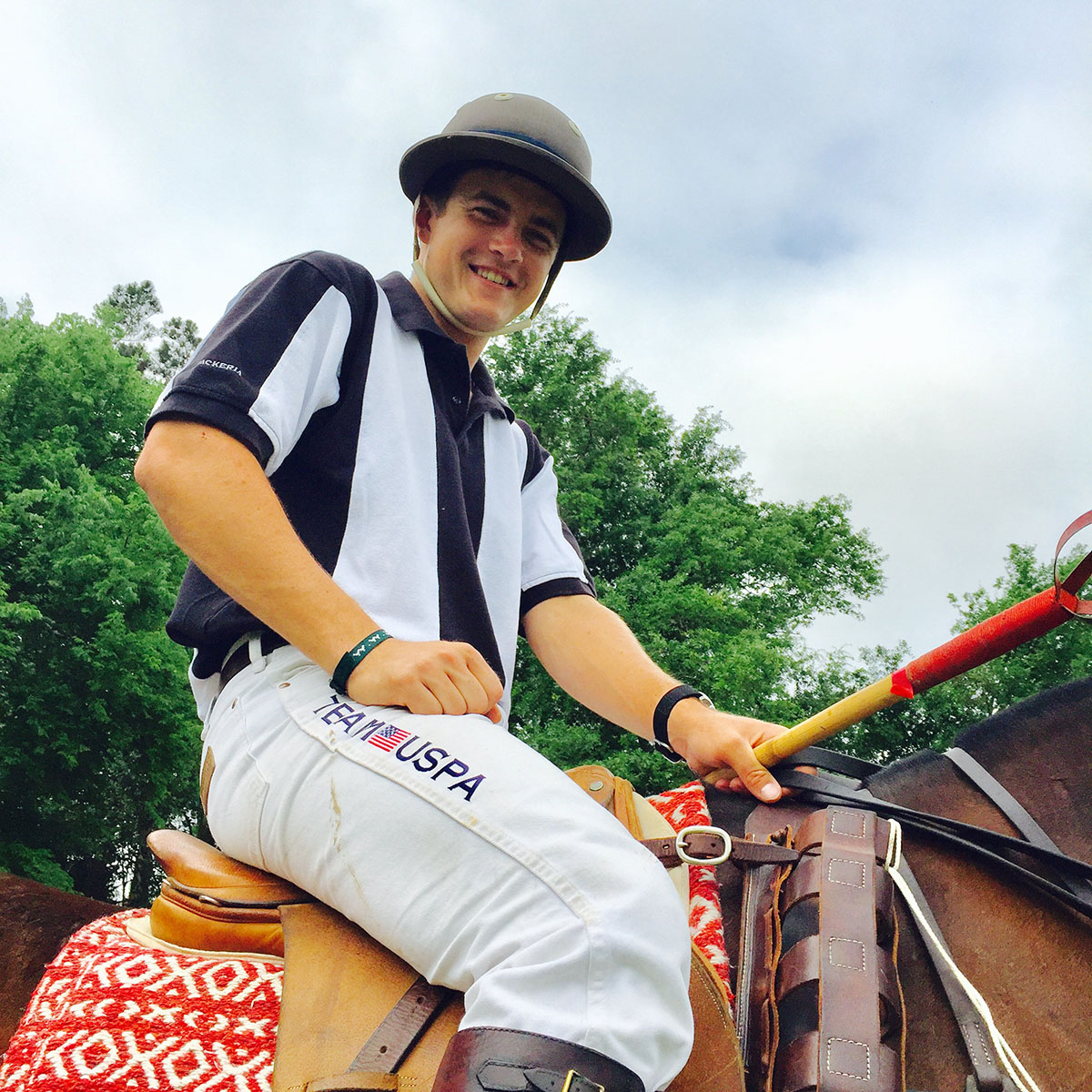 Team USPA member Connor Deal refereed the action in the Aiken National Youth Tournament Series. Photo by Elizabeth Hedley.