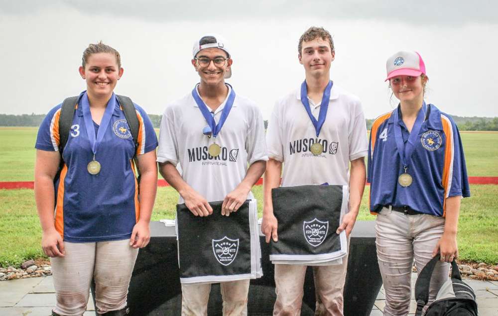 Seneca Polo Club NYTS Qualifier All-Stars: Emily Wiley, Aman Sharma, Pelham Hardie, Sophia Bignoli
