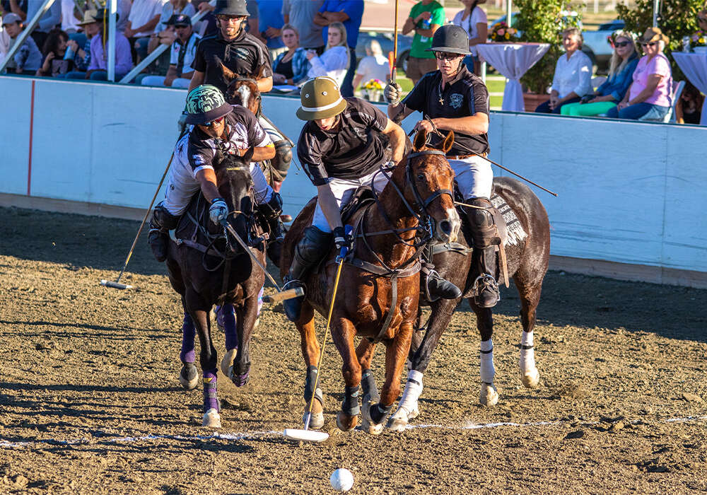 BOOM! Cult's Pelon Escapite reaches for the hook on Dallas Polo's Vaughn Miller Jr.