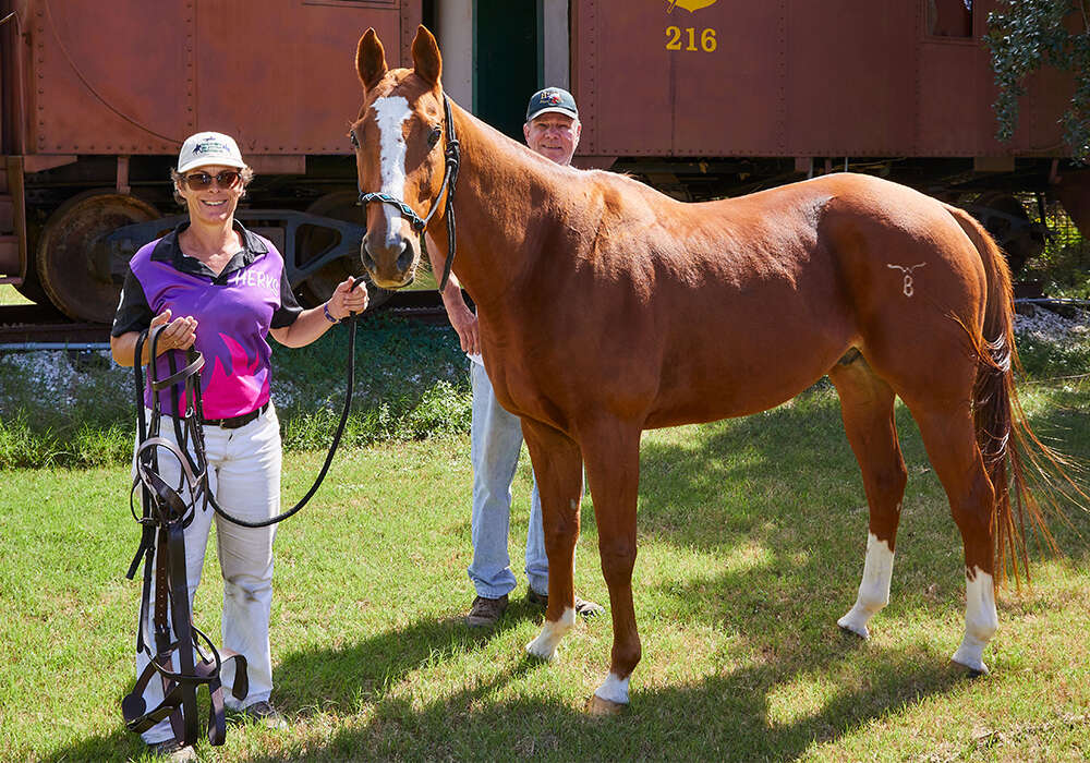 Best Playing Pony was awarded to Shorty, played and owned by Wendy Stover and pictured with Stacey Stover.
