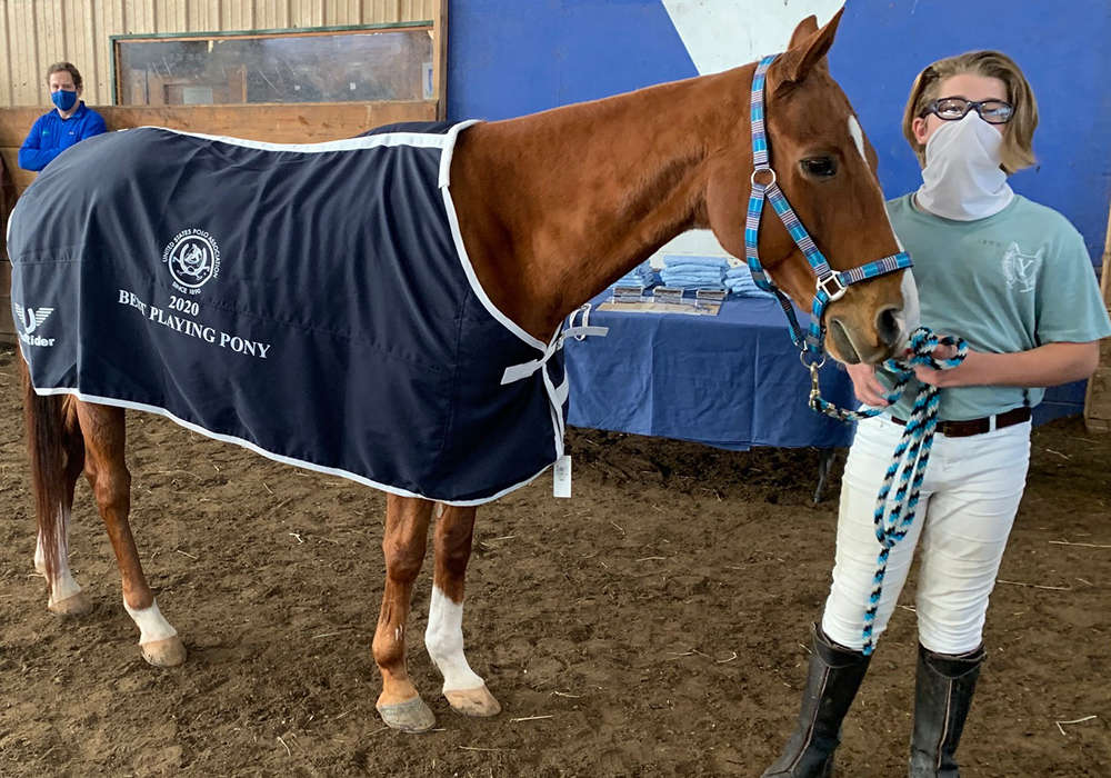 Best Playing Pony: Cimmeron, ridden and owned by Daniel Arnold.