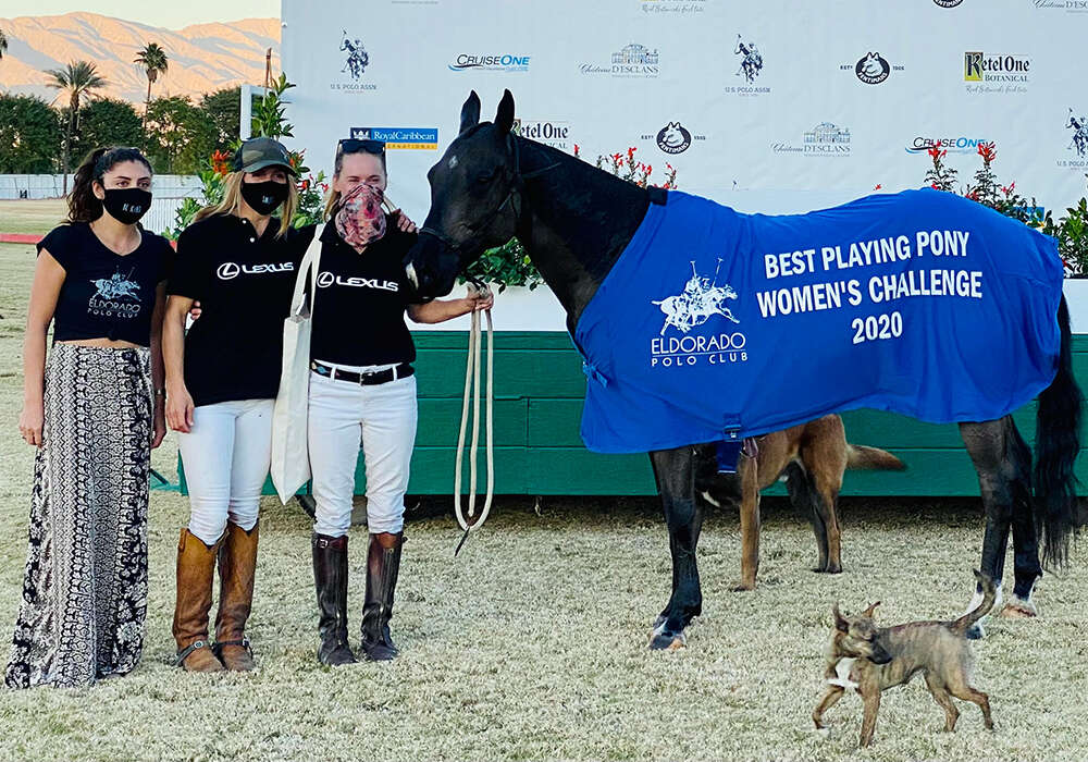 Best Playing Pony Inky, owned by Catlin Dix and played by Audry Persano.