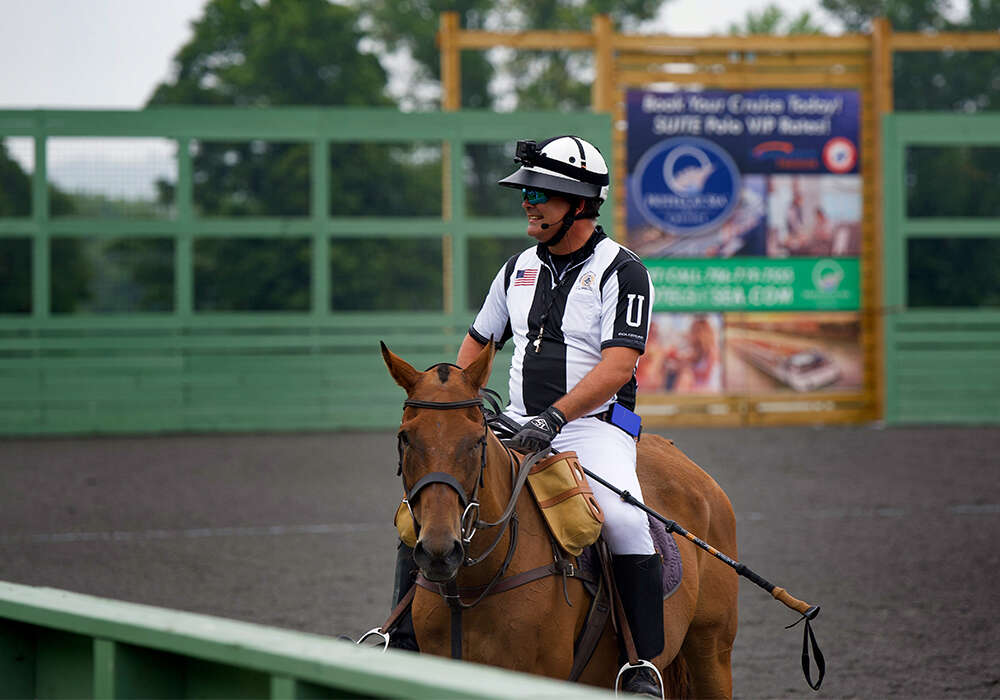 USPA Umpires, LLC Arena Umpire Director Bradley Biddle. ©R Witmer Polo Photography