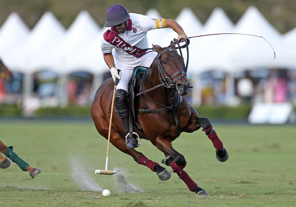 Facundo Pieres spearheads Pilot's offence, frequently finishing in the top three of goals per game in the GAUNTLET OF POLO®.