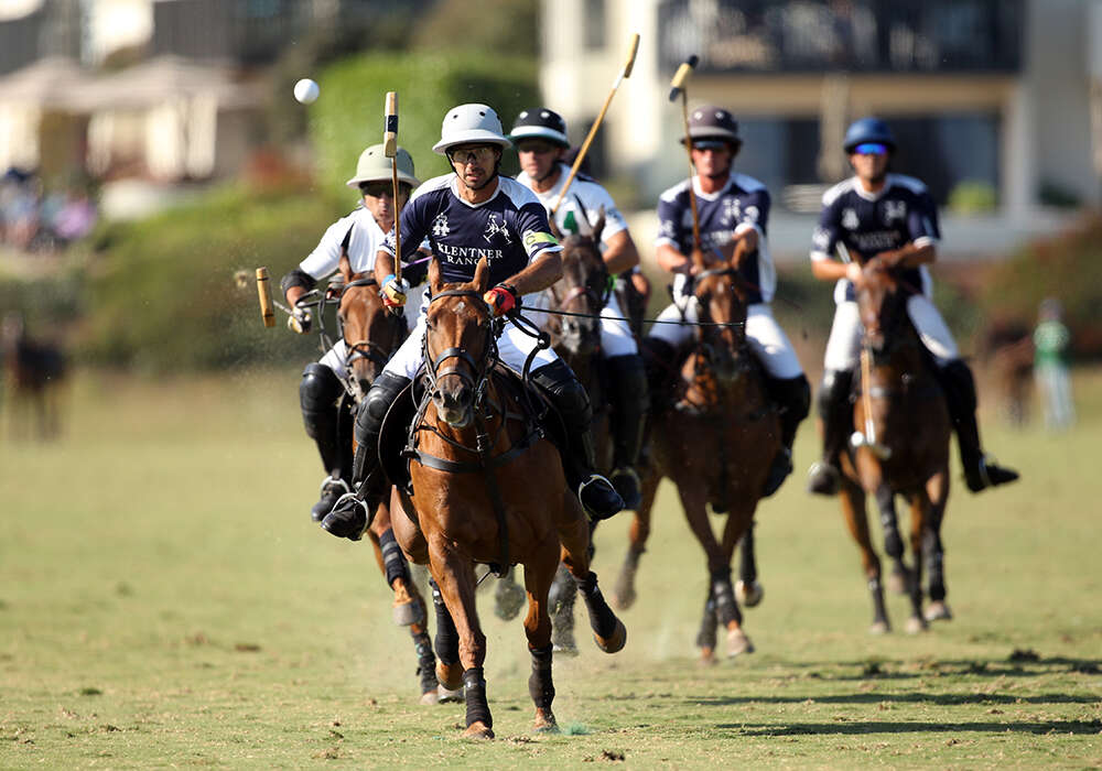 Klentner Ranch's Santiago Toccalino leads his team down the field. ©David Lominska