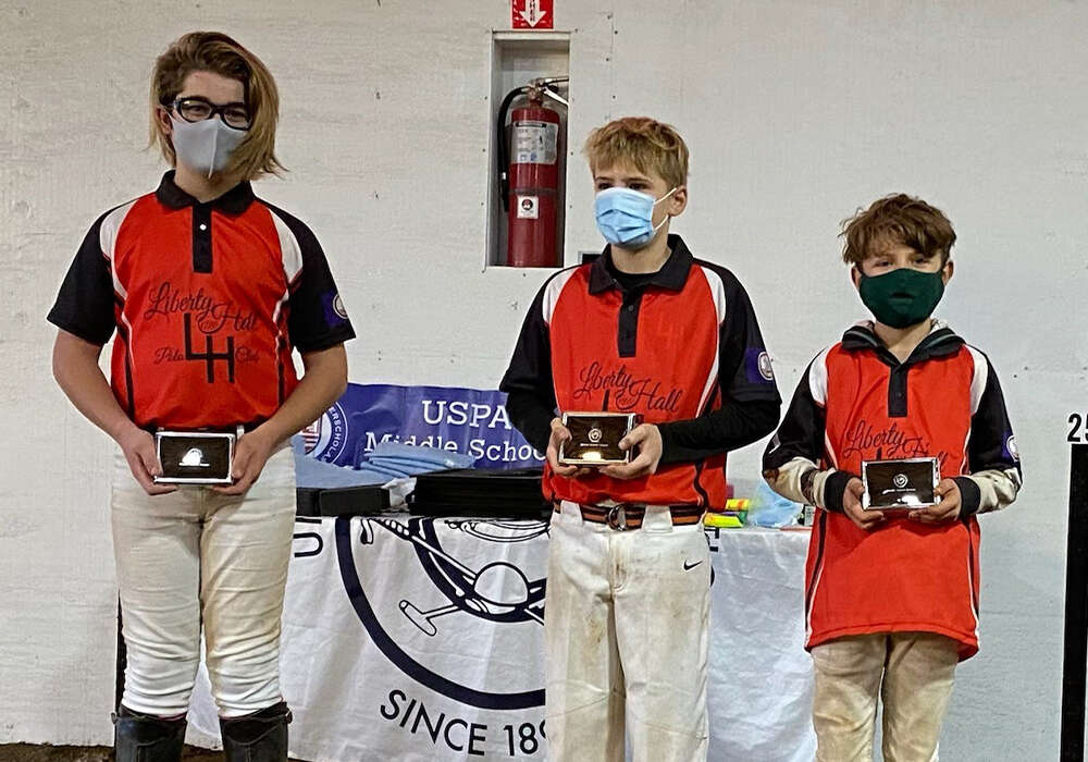 Liberty Hall Polo Club Southeastern Region Middle School Tournament Champions_ Liberty Hall Red - Daniel Arnold, Julian Degroat, Daniel Coleman Jr