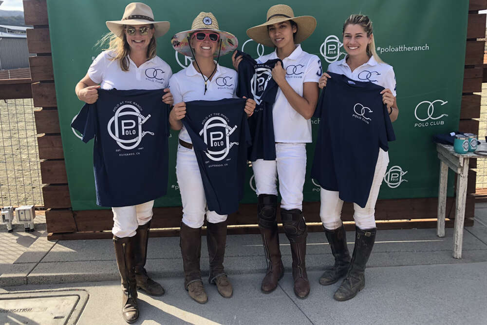 OC Hookers (L to R) Shelley Geiler, Jillian Stewart, Sofia Chamberlain and Kelli Newton.