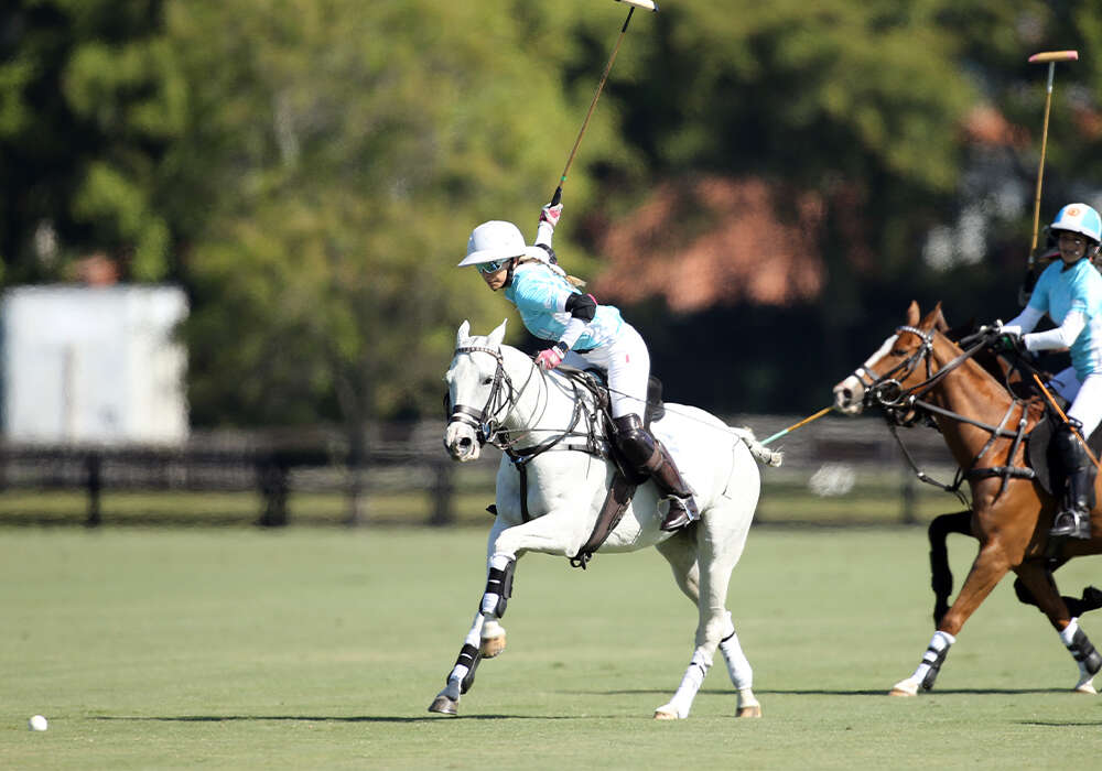 USPA Governor-at-Large Pam Flanagan is a founding member of Hawaii Polo Life. ©David Lominska