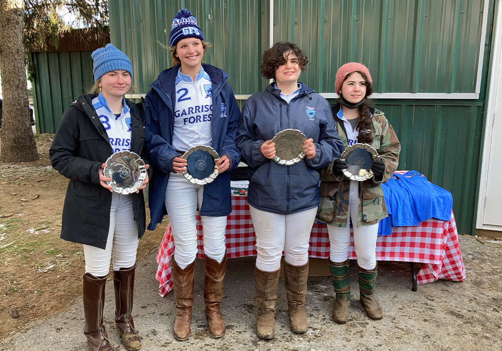 Southeastern Interscholastic Girls’ Preliminary Winners: Garrison Forest JV Blue- Erika Sweeney, Margaret White, Sophia Chiasera, Georgia Bray.
