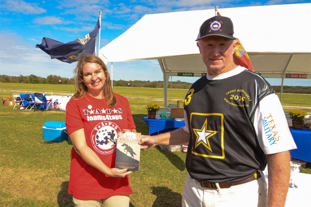 Tina Bray presents the Most Valuable Player Award to Jack Crea.