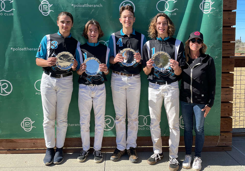 Western Interscholastic Open Preliminary I Winners-: Lakeside JV- Luca Abboud, Cameron Munteanu, Faris Hanna, Christian Munteanu, Coach Nicole Bankhead.
