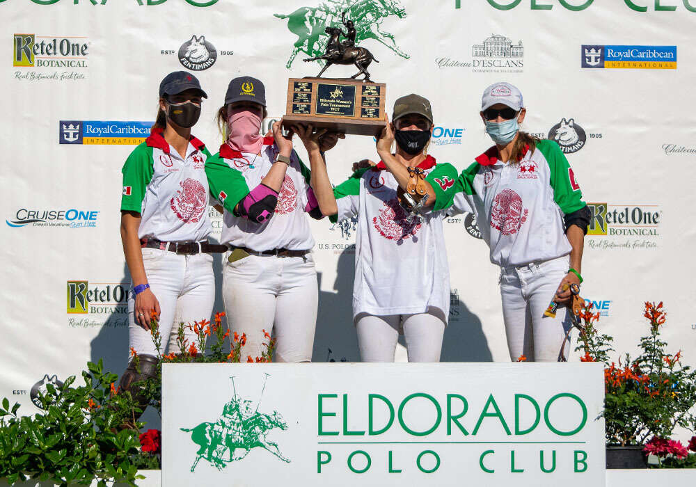 2020 Pacific Coast Circuit Women's Challenge B-Flight Champions: La Herradura - Rose Brownridge, Maggie Papka, Catlin Dix, Dayelle Fargey.