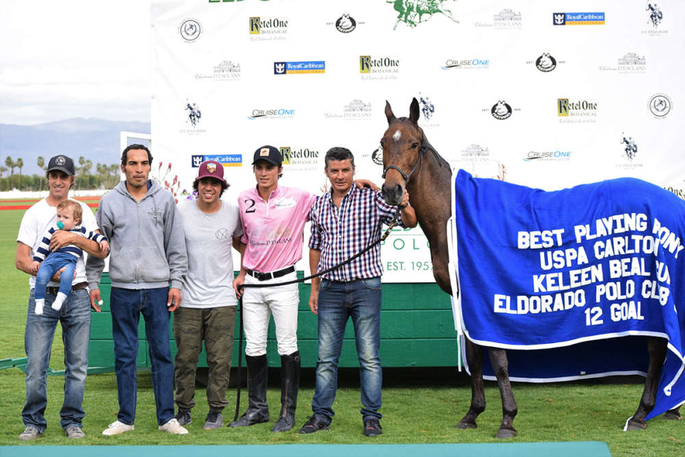 Best Playing Pony: Felina played by Rodriguez-Mera in the sixth chukker. 