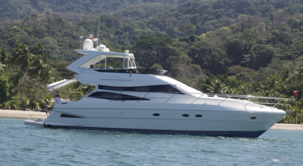 Enjoy time on a 60' yacht in Costa Rica.