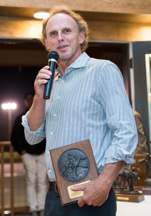 Keating is the first civilian to receive the General George S. Patton Jr. Award.