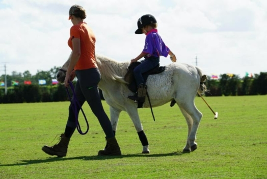 Kids polo at The Polo School. ©ChukkerTV.