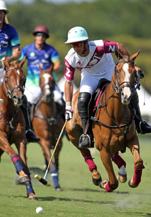 Kristos "Keko" Magrini competing for Pilot in the 2021 GAUNTLET OF POLO® U.S. Open Polo Championship® at International Polo Club Palm Beach in Wellington, Florida.