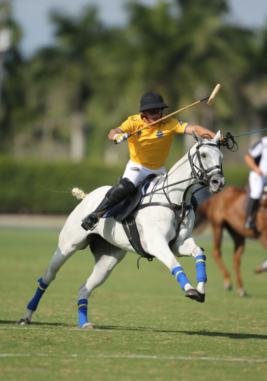 Matt Coppola competing in the 2021 GAUNTLET OF POLO® with Park Place. ©David Lominska