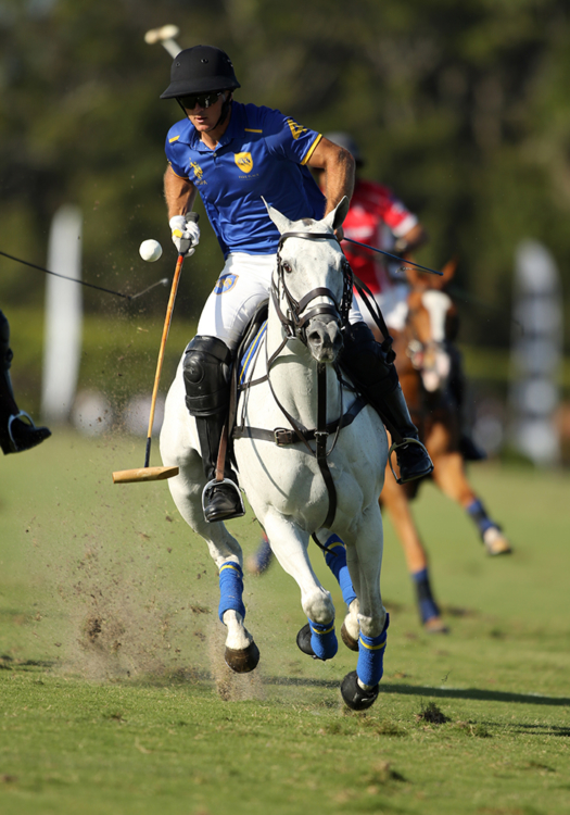 Coppola travels the United States and Argentina to play professional polo throughout the year. ©David Lominska