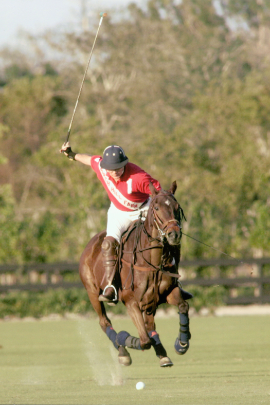 Jimmy Newman in action during the last tournament he played in 2005 at Outback Polo Club.