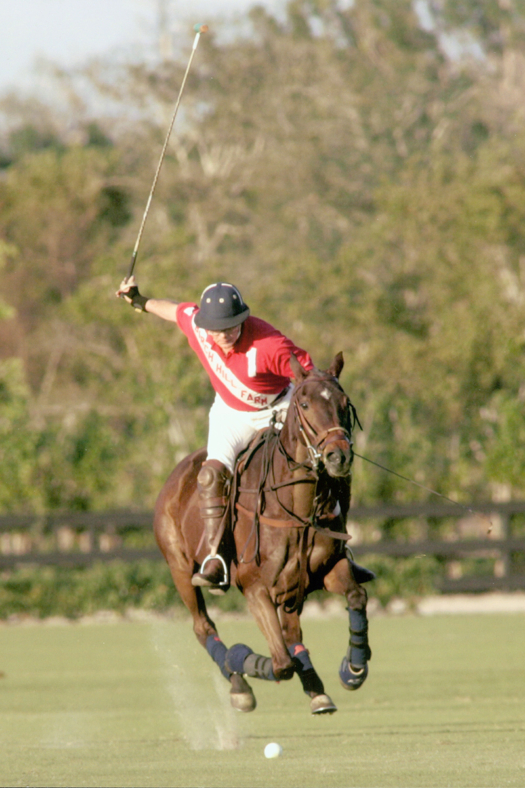 Jimmy Newman in action during the last tournament he played in 2005 at Outback Polo Club. 