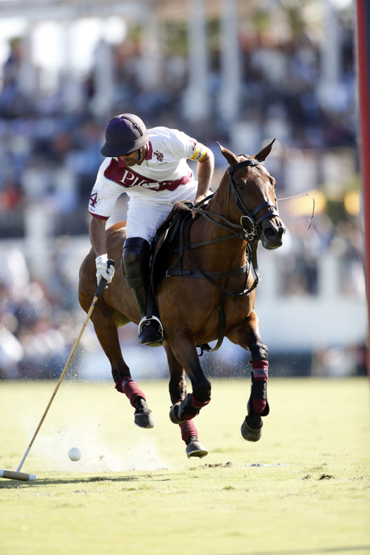 Faundo Pieres and Open Canosa during the 2019 U.S. Open Polo Championship® Final ©David Lominska