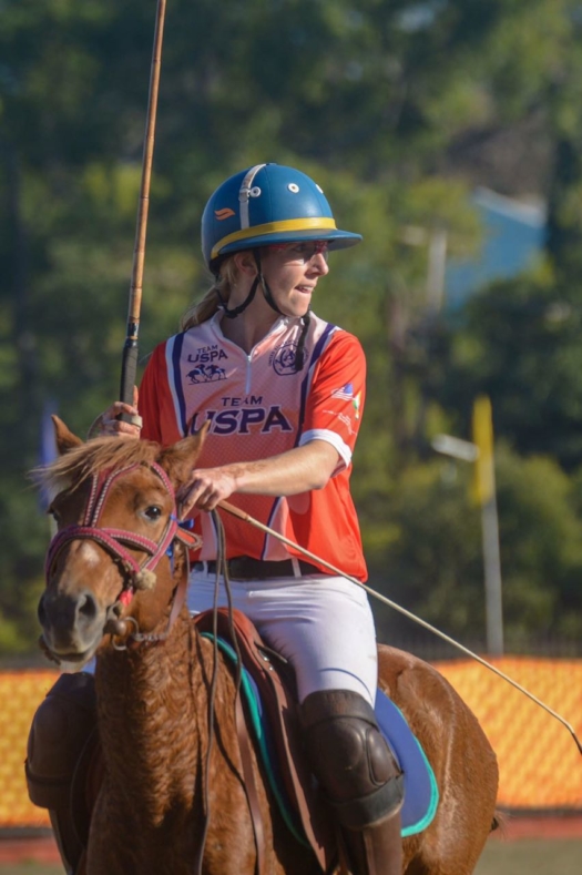 Team USPA's Stephanie Massey competes in Manipur in 2017. ©Manipur Photography Club.