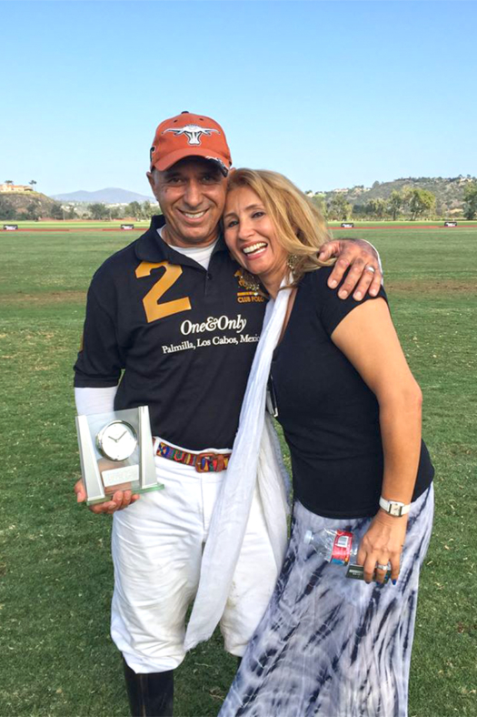 Tony and his wife Cristina Yahyai.