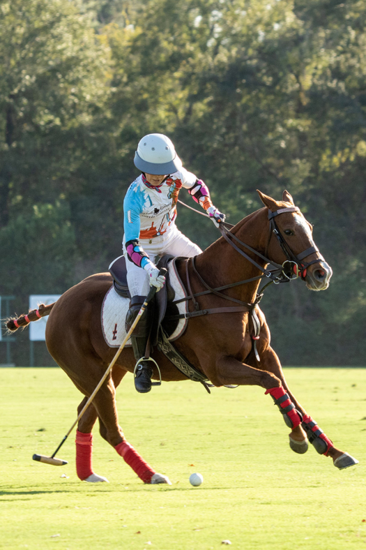 Polo Gear Coffee Company's Dawn Jones with possession.